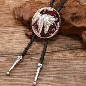 New Western Leather horse Equestrian  western bolo tie Choose One